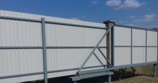 Купить откатные ворота на сваях Курганинск, цена от 2771 руб.