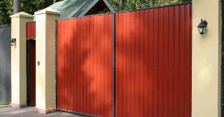 Купить ворота из профнастила Курганинск, цена от 4054 руб.
